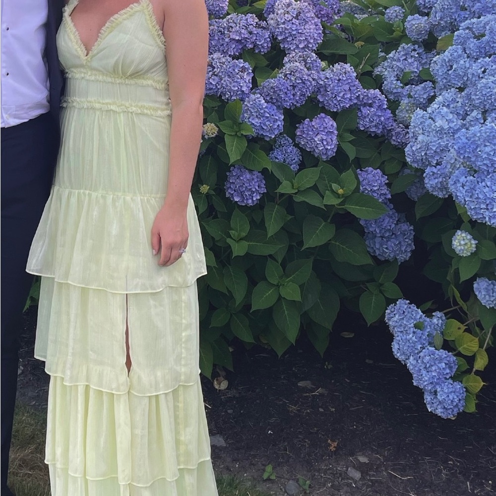 LIKELY Athena Tiered Maxi Dress